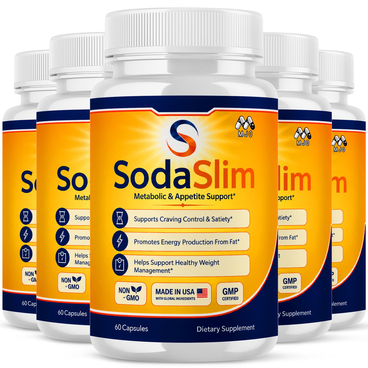 Sodaslim capsules for Weight Management Soda Slim Pills 2-Pack 120 Capsules