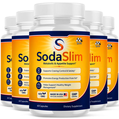 Sodaslim capsules for Weight Management Soda Slim Pills 2-Pack 120 Capsules