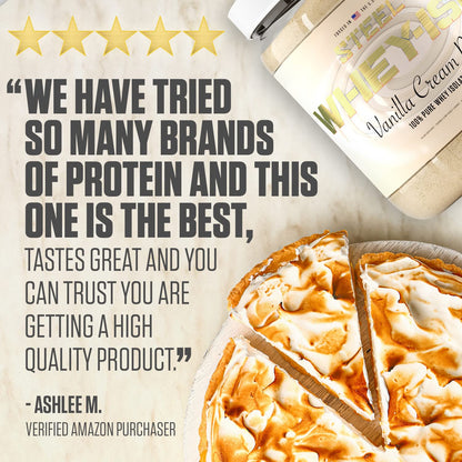 Steel Supplements Whey-Iso | Whey Isolate Protein Powder | Fast Absorbing | Lean Muscle