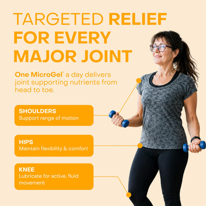 Healthycell Joint Health & Mobility Daily Liquid Supplement - 30 Gel Packs | Joint Support Supplement, Inflammation Response, Cartilage & Flexibility with Curcumin, Glucosamine & Chondroitin