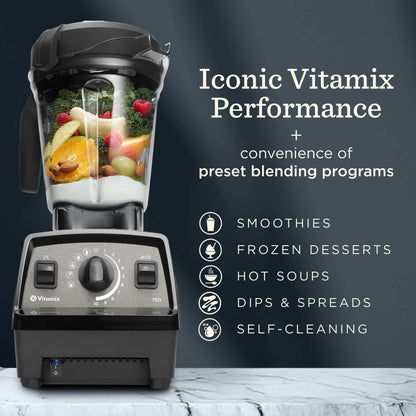 Vitamix Propel Series 750 Professional-Grade Blender, 4 Programs, Slate