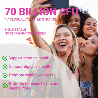 UpNourish Probiotics - 200 Billion CFUs for Men and Women, 15 Clinically Studied Strains, Prebiotics & Enzymes - 60 Vegan Capsules