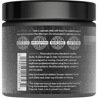 Formulation Factory Self Obsessed 10-in-1 Natural Testosterone Booster for Men, Testosterone Supplement for Men with Shilajit, Tongkat Ali, Fadogia Agrestis, 120 Capsules, 2 Month Supply