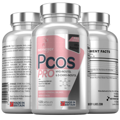 PCOS Pro - Ultra Premium Inositol PCOS Supplement (4X Extra Ingredients) Myo Inositol