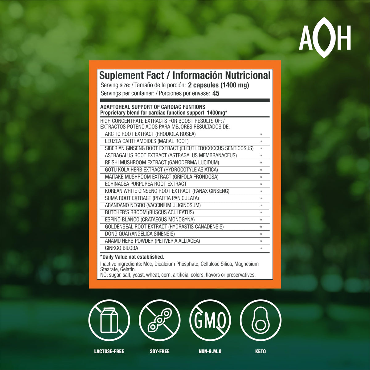 ADAPTOHEAL Circuheal Circulatory Support Ginkgo, Astragalus (180 Caps)