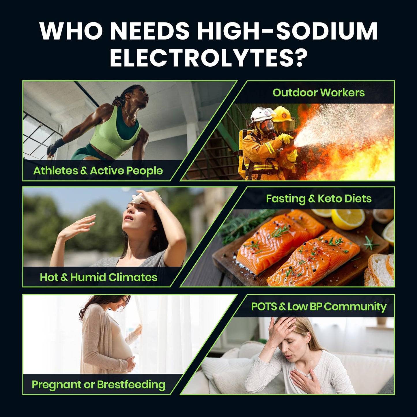 Venture Pal High Sodium Sugar-Free Electrolytes Powder Packets, 16 Sticks | Hydration Packets with Sodium, Potassium & Magnesium, Zero Calories, Keto, Vegan, and Paleo Friendly