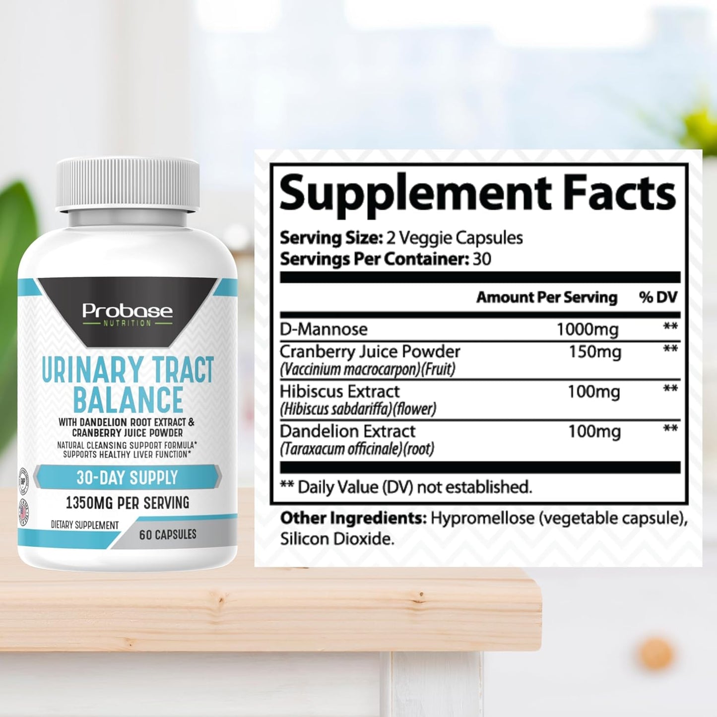 Probase Nutrition Urinary Tract Balance 60 Capsules 30-Day Supply