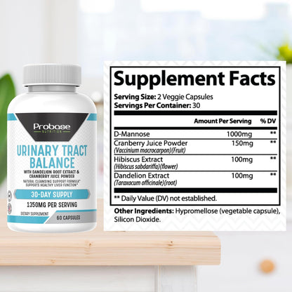 Probase Nutrition Urinary Tract Balance 60 Capsules 30-Day Supply