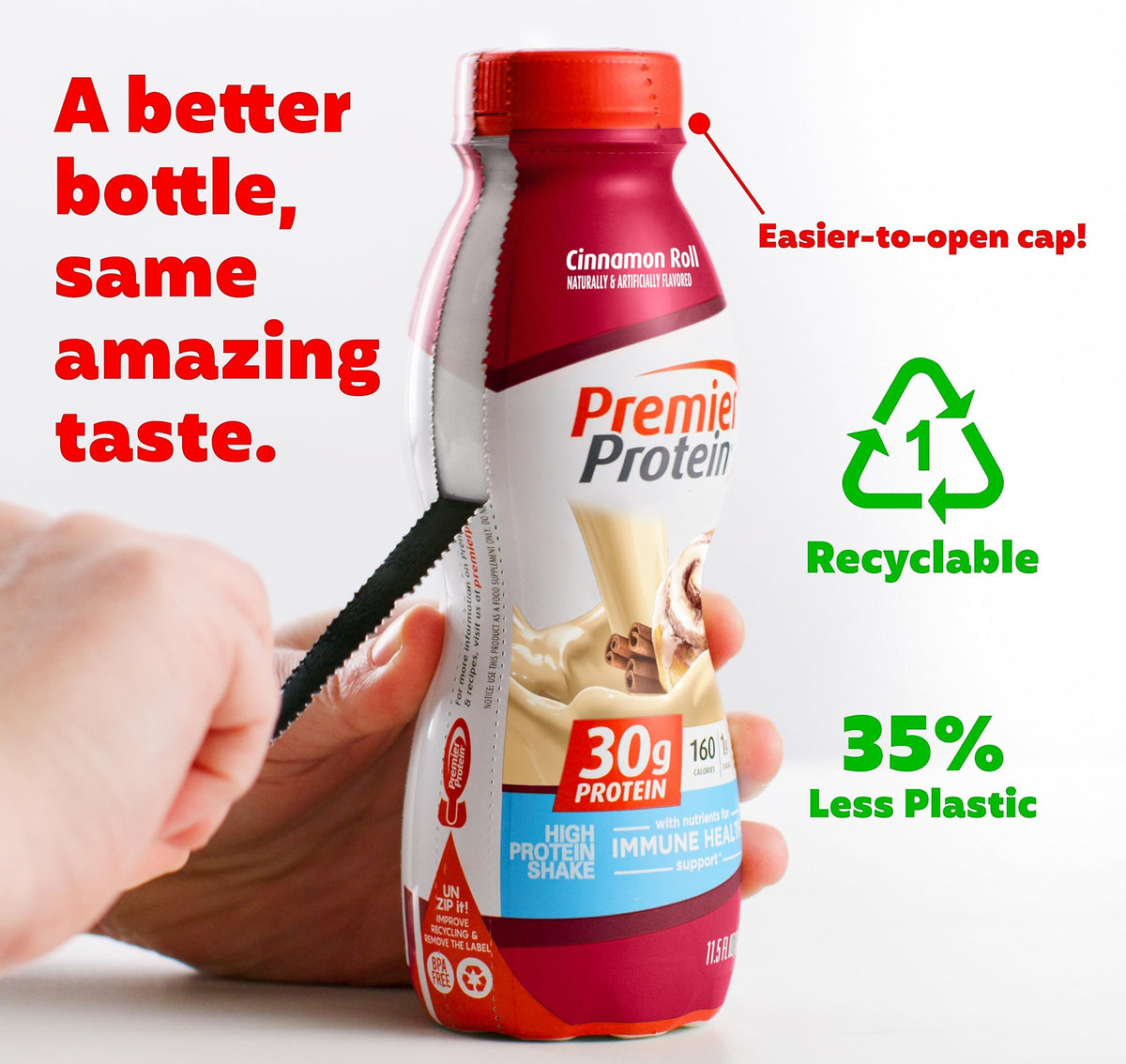 Premier Protein Shake, 30g Protein, 1g Sugar,24 Vitamins&Minerals Nutrients to Support
