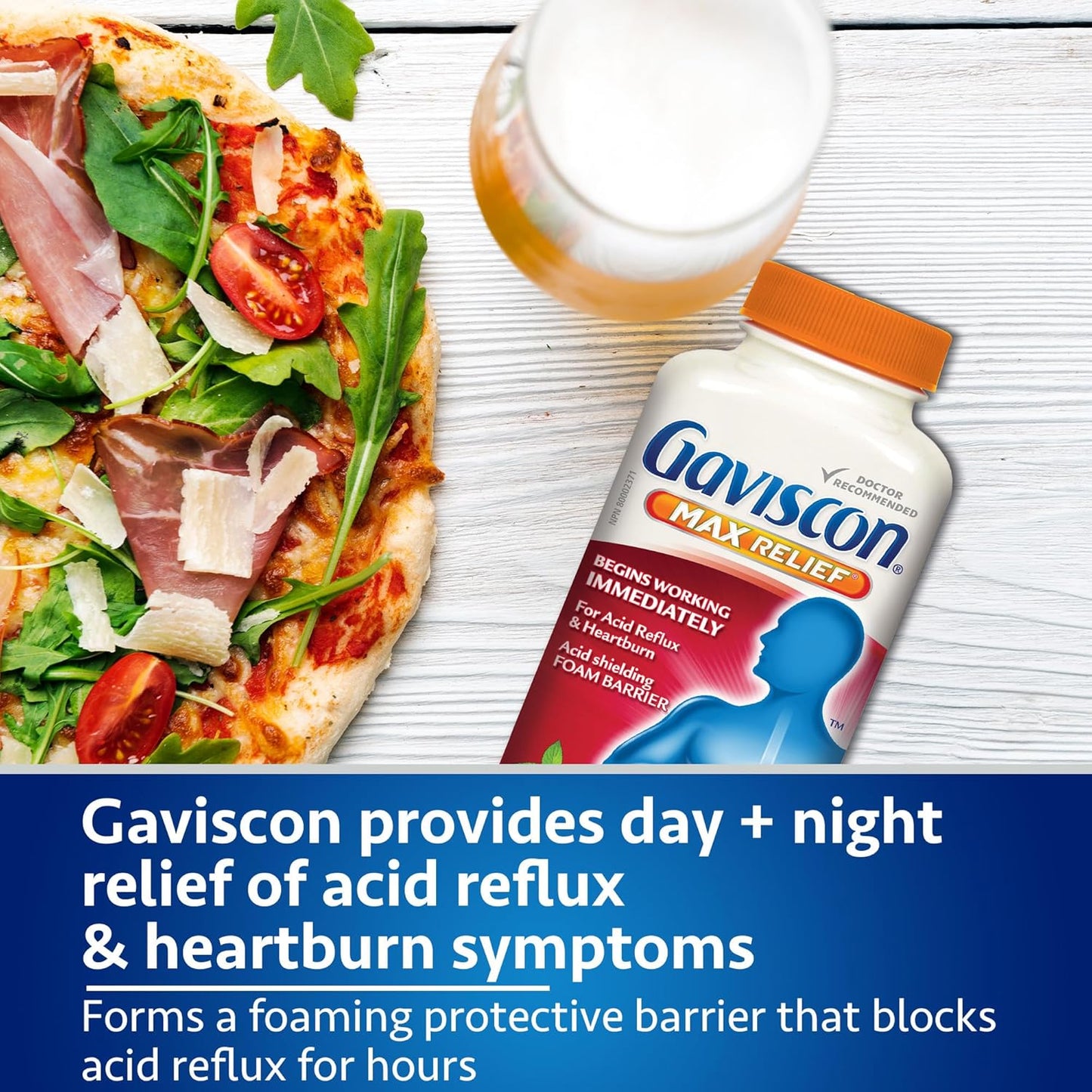 Gaviscon Max Peppermint Tablet, 50 Count