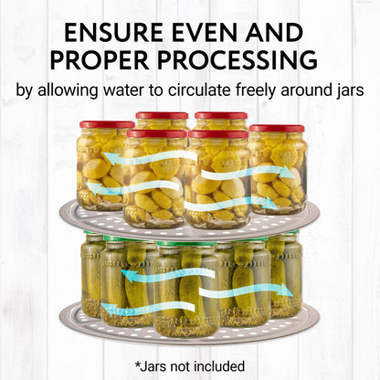 Impresa Products 2-Pack Pressure Canner Rack / Canning Rack for Pressure Cooker