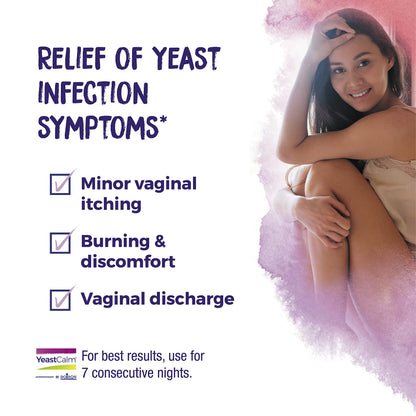 oiron YeastCalm Homeopathic Suppositories for Yeast Infections, Burning, Discharge