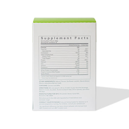 SFH Fuel Whey Protein Powder Great Tasting Grass Fed Whey | MCTs & Fiber for Energy