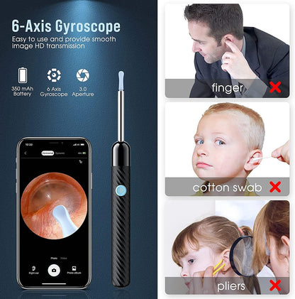 Ear Wax Removal - Earwax Remover Tool with 8 Pcs Ear Set - Ear Cleaner