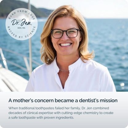 Dr. Jen Ortho Super Paste Toothpaste, 10% Nano Hydroxyapatite