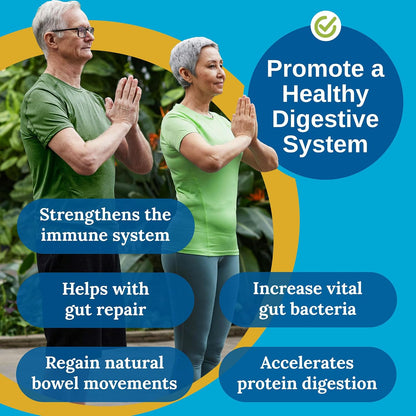 Xtendlife Kiwi-Klenz Digestive and Gut Support Supplement for Bloating, Gas, and Indigestion - Natural Prebiotic with Health Enzymes - 30 Day Supply