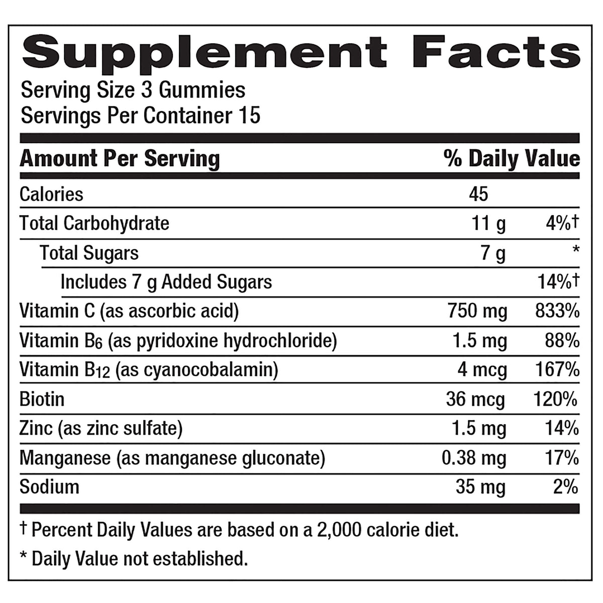 Emergen-C 750mg Vitamin C Gummies for Adults, Immunity Gummies with B Vitamins