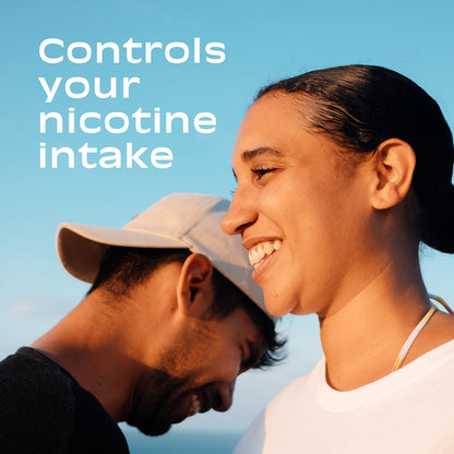Nicorette 2 mg Nicotine Gum to Help Stop Smoking - Fruit Chill Flavored