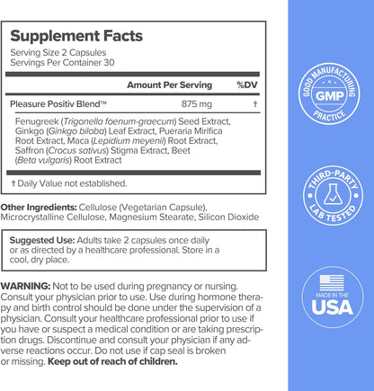 MENO Vaginal Moisture – Hormone-Free Capsules with Maca Root– 30-Day Supply