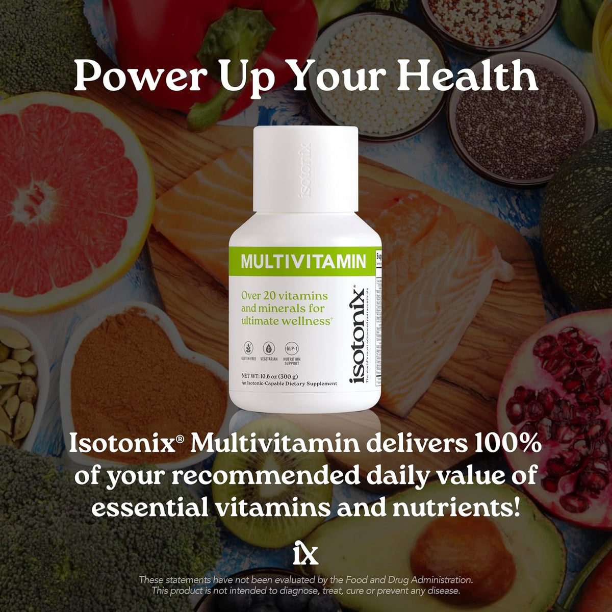 Isotonix Multivitamin Powder Without Iron for Women & Men, 90 Servings