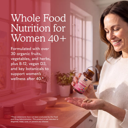 Garden of Life Organics Women 40+ Multivitamin, Vegan, 120 Tablets