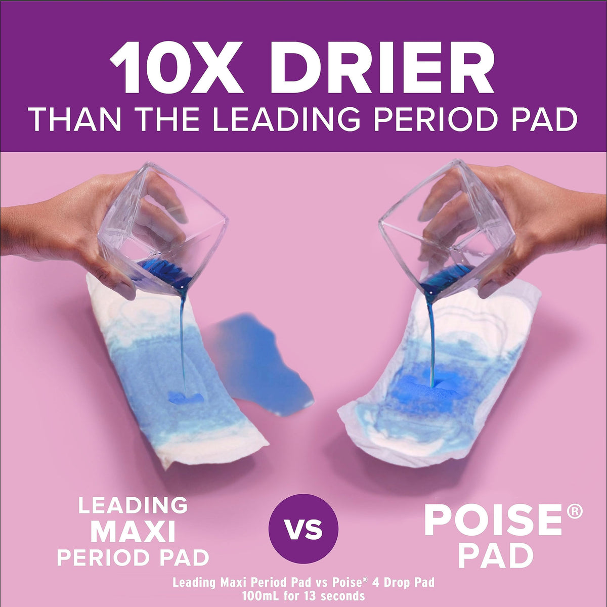 Poise Incontinence Pads & Postpartum Incontinence Pads, 6 Drop Ultimate