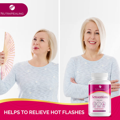 Sensations - Hormone Balance for Women | Mood, Energy & Libido Booster | Natural Plant-Based