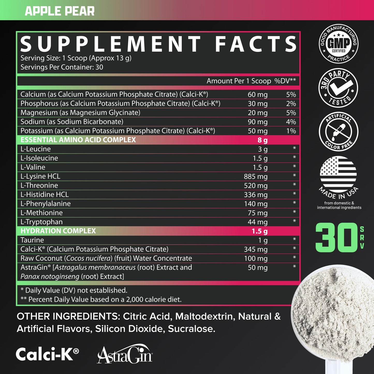 Nutrex Research EAA Hydration | EAAs + BCAA Powder | Muscle Recovery, Strength, Muscle Building, Endurance | 8G Essential Amino Acids + Electrolytes | Strawberry Watermelon 30 Serving