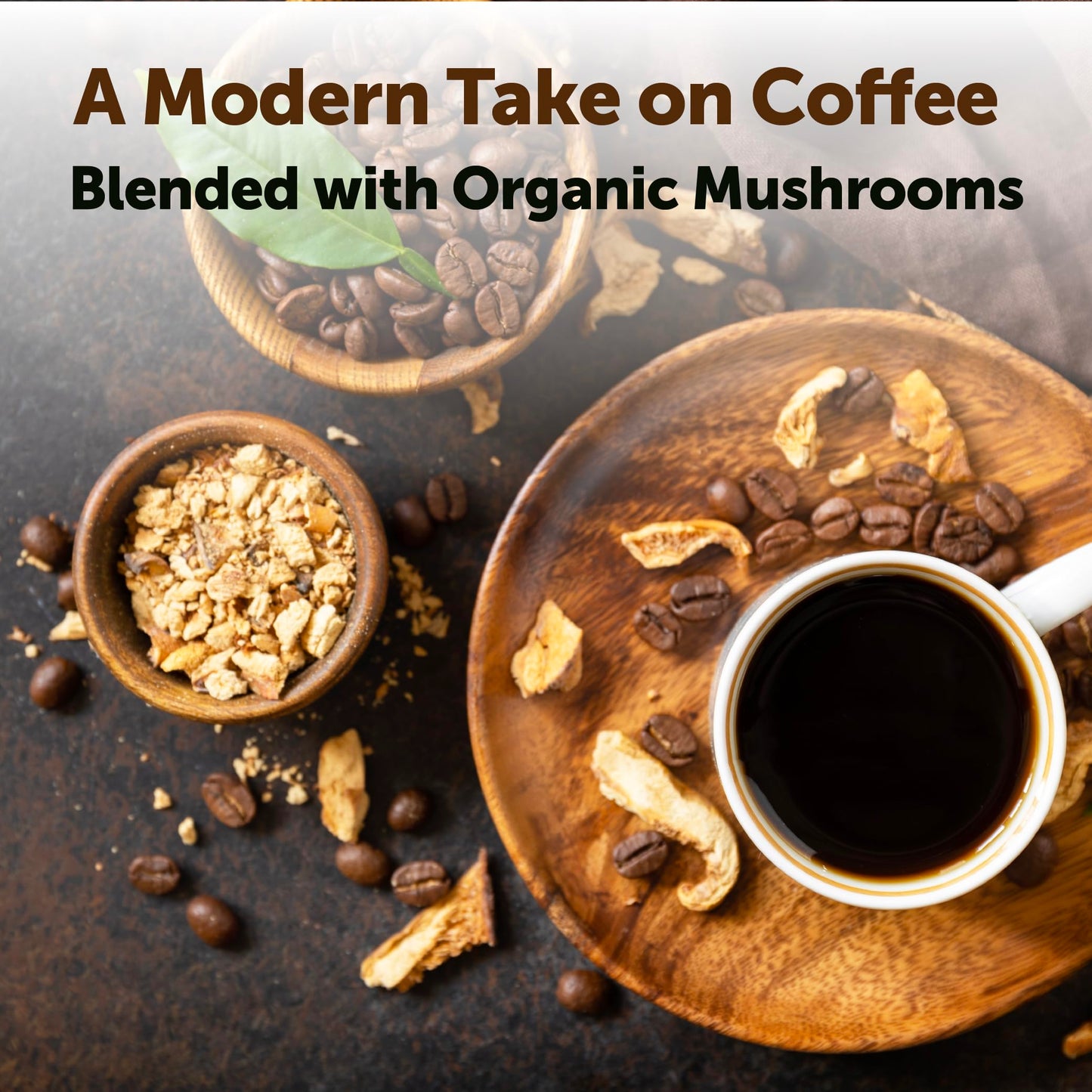 Micro Ingredients Organic Instant 10 in 1 Mushroom Coffee Powder, 28 Ounce (317 Servings) | Premium Arabica Coffee with Lion’s Mane, Chaga, Reishi & More