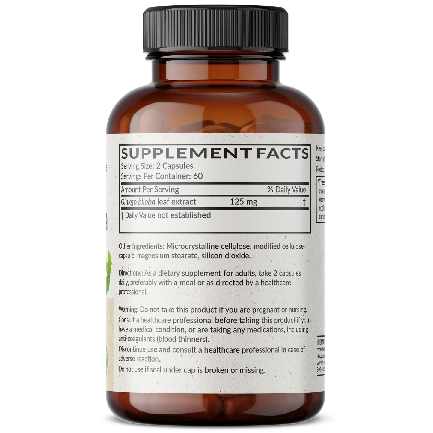 Futurebiotics Ginkgo Biloba Extra Strength Supports Brain Function & Memory Support, 120 Vegetarian Capsules