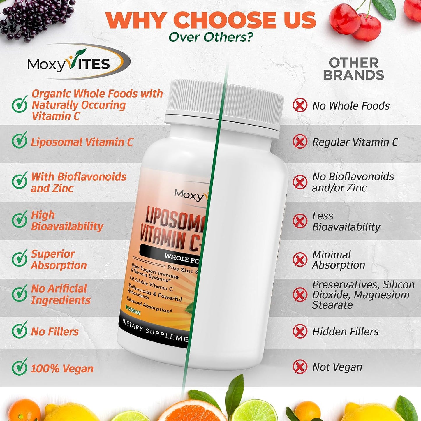 MoxyVites B-Complex - Liposomal Vitamin C - Quercetin for Energy Support - The Perfect Energy Trifecta