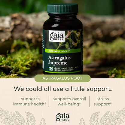 Gaia Herbs Astragalus Supreme - Immune and Antioxidant Support Herbal Supplement