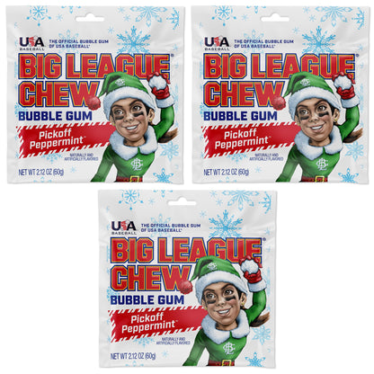 Big League Chew Original - Chewing Bubble Gum Pack of 3, 2.12 oz