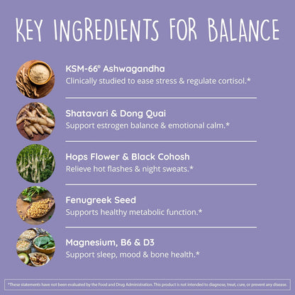 Happy Healthy Hippie PeriPeace Supplements for Women & A Little Pick Me Up Natural Energy Pills