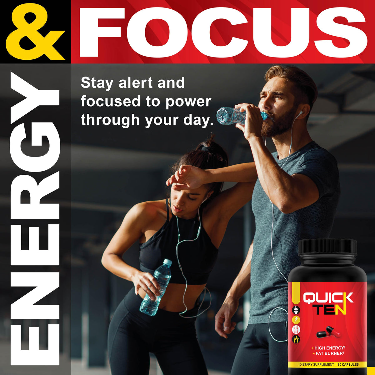 Nutriment Quick Ten - Best Weight Loss Pills - Natural Metabolism Booster