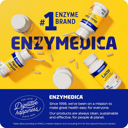 Enzymedica VeggieGest - Digestive Enzyme Supplement for Women & Men, Enzymes for Digestion & Gut Health Support, Support for Vegetarian/Vegan Diets, Helps Gas & Bloating, Gluten Free - 90 Caps