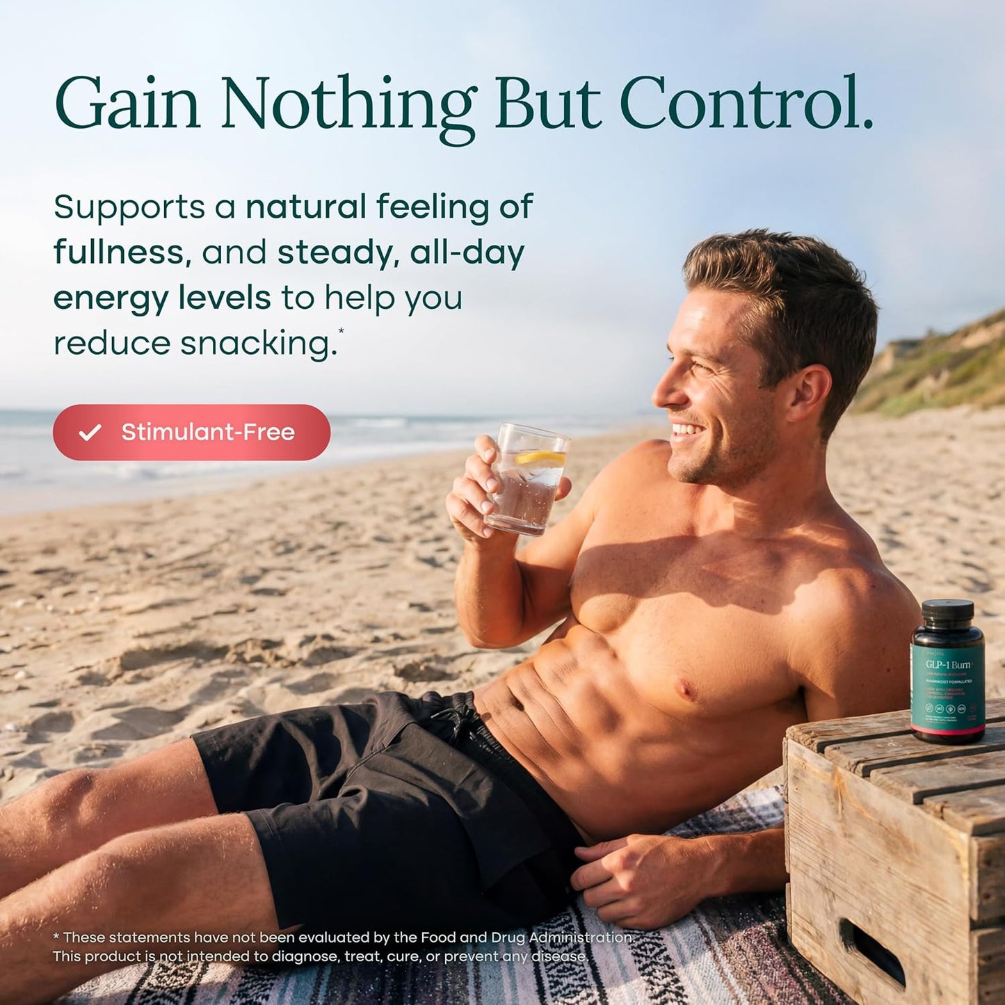 Etta Vita GLP-1 Supplement for Appetite Support and Metabolic Health for Men and Women with BHB Ketones, Apple Cider Vinegar, Berberine HCL, Turmeric and Cinnamon