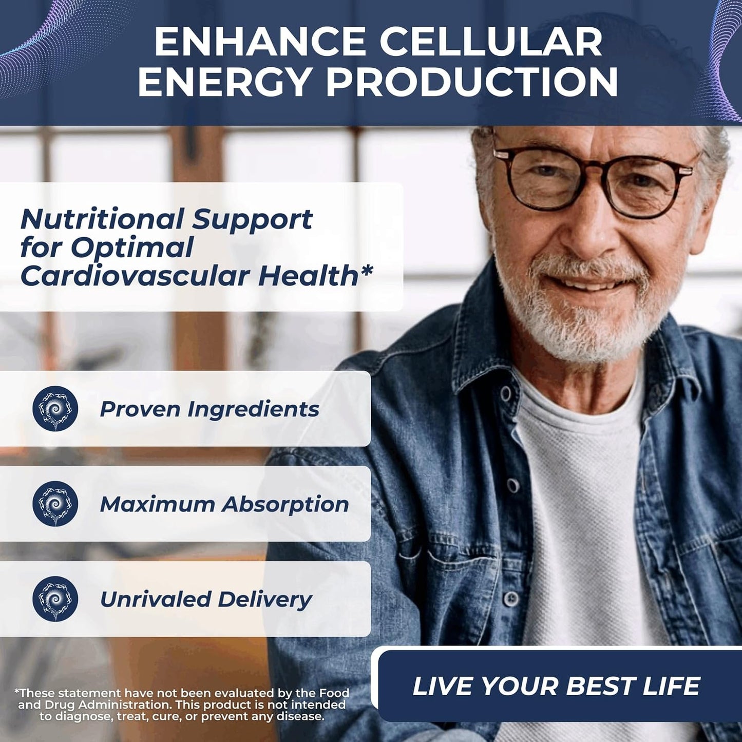 Tesseract Medical Research Body Repair with Vitality Boost, Joint Support Supplement, Sustained Release & Coenzyme Q10 Antioxidant Supplement for Optimal Health