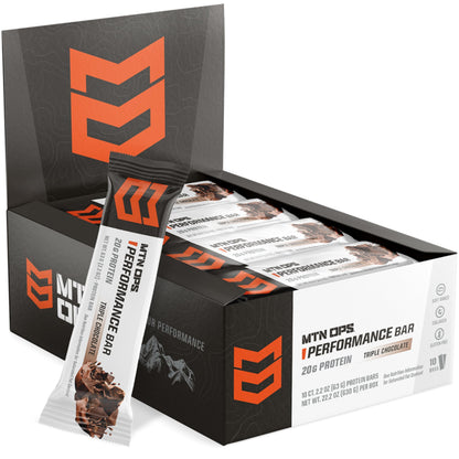 MTN OPS Performance High Protein Bars, Caramel Crunch