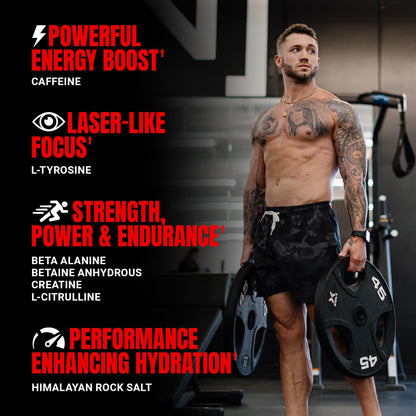 ProSupps Mr. Hyde Signature Pre Workout Powder with Creatine, Beta Alanine & Caffeine - Performance, Energy & Endurance - Clean Fitness & Gym Supplements for Men & Women (Blue Razz, 30 Servings)