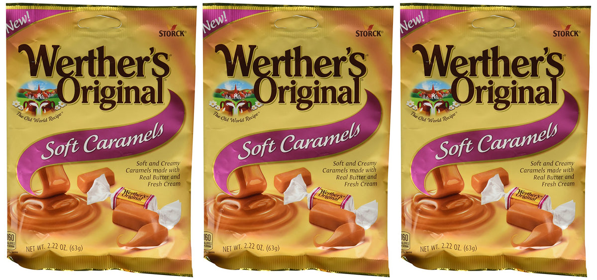 Werther's Original Sugar Free Hard Candies 1.46 Oz (3 Pack)