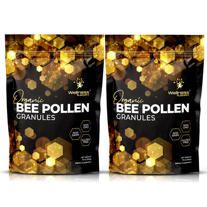 Bee Pollen Granules Third-Party Tested, 1 Lbs. - Bee Pollen for Women, Keto-Friendly Super Food Supplement Packed with Proteins, Vitamins & Minerals - Immune Support, Energy Boost, Digestive Wellness