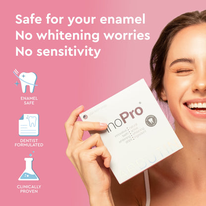 InoPro Teeth Whitening Strips 14 Treatments - Peroxide Free - Whitening Without The Harm