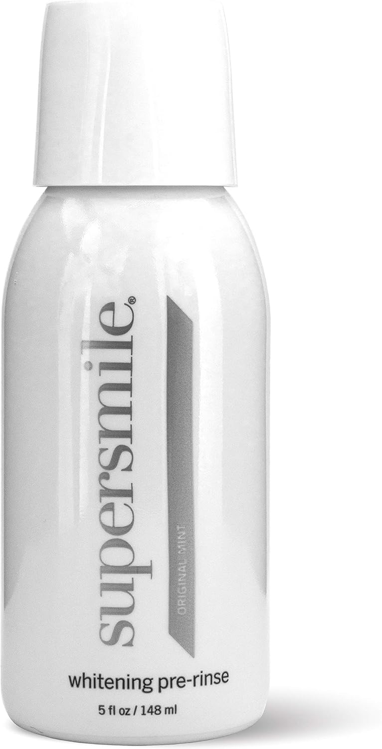 Supersmile Whitening Pre-Rinse, Original Mint, Travel 5 Fl Oz, TSA
