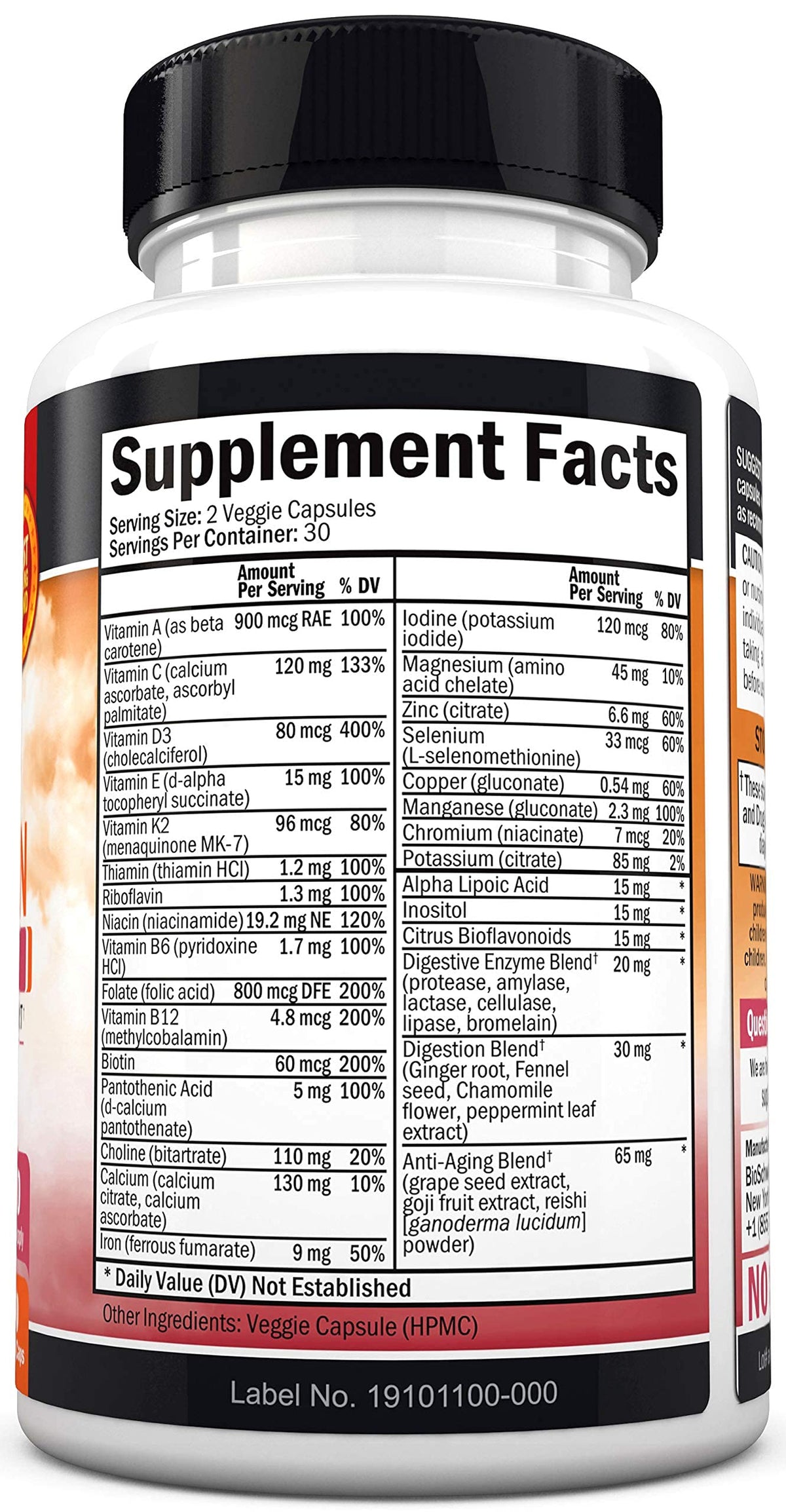 Daily Multivitamin for Women 50 & Over, 60 Capsules