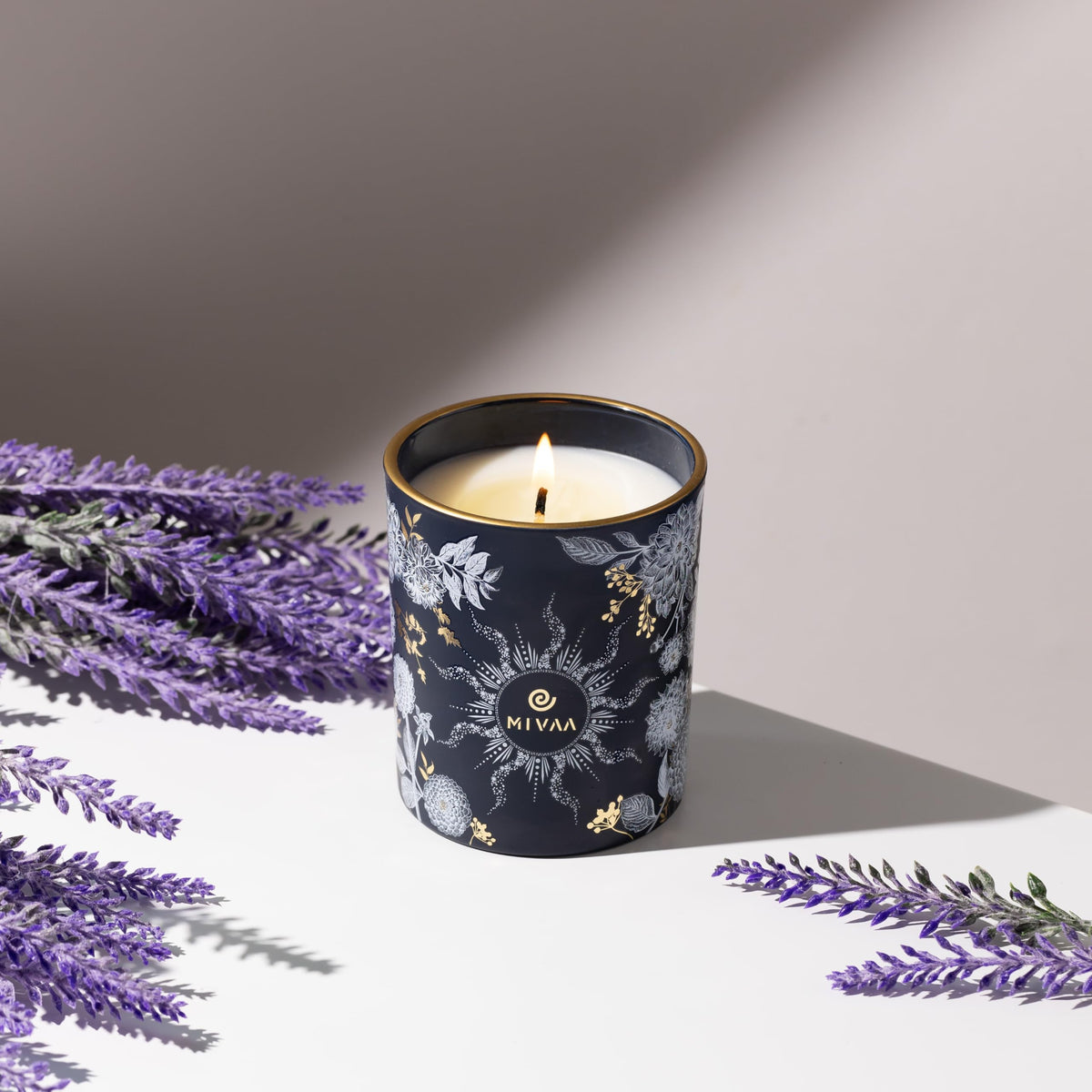 Mivaa Scented Candles - 100% Natural Soy Wax, 40 hrs Burn, Lead-Free Wicks, Holiday, Fall, Winter