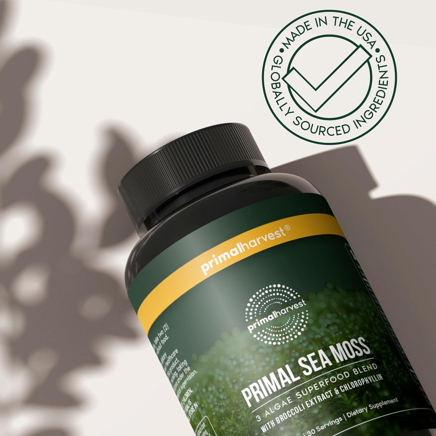 Primal Harvest Sea Moss – Daily Vegan Supplement, Dairy & Soy Free