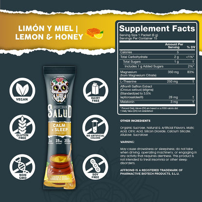 Salud Variety 3-Pack | 2-in-1 Hydration + Immunity (Cucumber Lime), Energy + Focus (Guava) & Calm + Sleep (Lemon Honey) – 15 Servings Each, Non-GMO, Gluten Free, Low Calorie, 1g of Sugar
