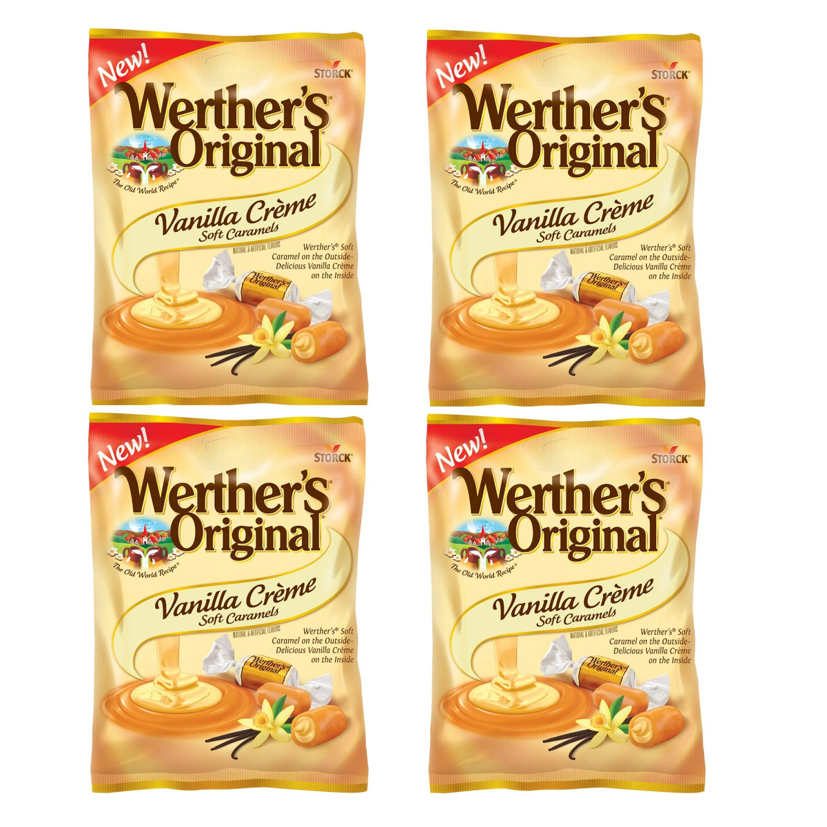 Werther's Original Sugar Free Hard Candies 1.46 Oz (3 Pack)