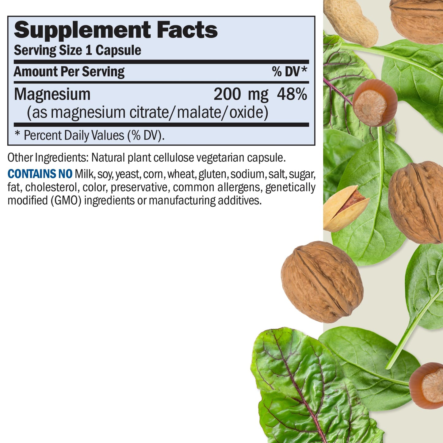 Andrew Lessman ProCaps Magnesium Intensive Care 200 mg 250 Capsules | 200 mg highly absorbable Magnesium blend. Gentle on sensitive stomachs with no additives, sodium or gluten.